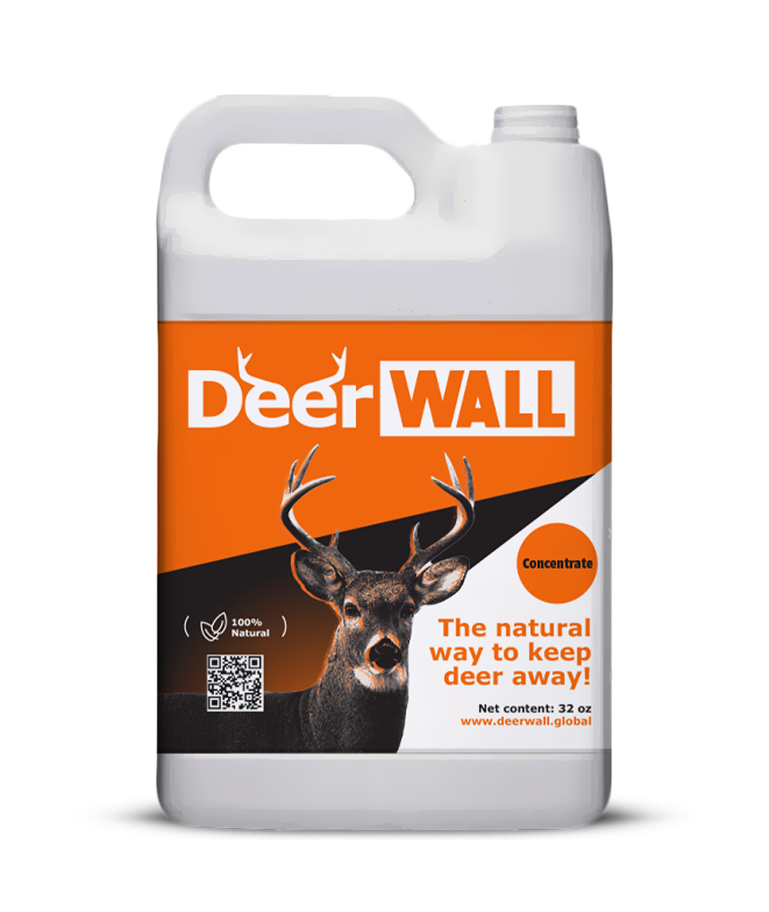 Deer Wall Garden Shield Spray – 2.5 Gallons (Concentrate) All-Natural Deer Repellent