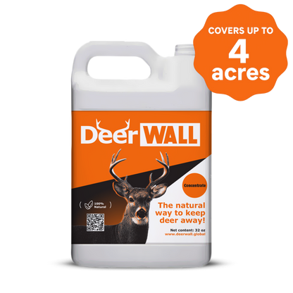 Deer Wall Garden Shield Spray – 1 Gallon (Concentrate) All-Natural Deer Repellent