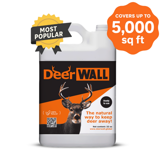 Deer Wall Garden Shield Spray – 1 Gallon (Ready to use) All-Natural Deer Repellent