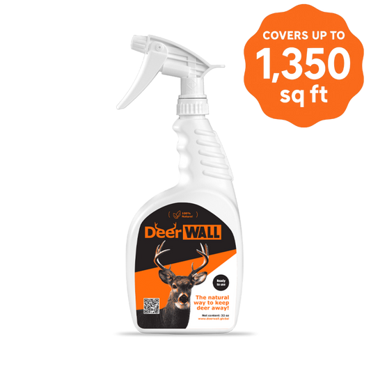 Deer Wall Garden Shield Spray (Ready to use) – 32oz All-Natural Deer Repellent