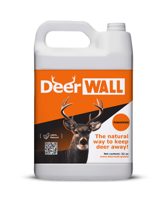 DeerWall Garden Shield Spray – 1 Gallon (Concentrate) All-Natural Deer Repellent